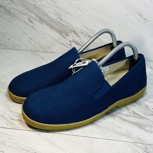 Anchor Bay Classics Navy Blue Canvas Slip on Shoes Men's Size 8 New no box.